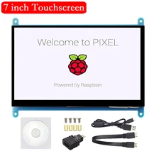 7 дюймов Raspberry Pi 4 3 lcd 1024*600 800*480 HDMI сенсорный экран 7 ''дисплей для Raspberry Pi 4 Модель B 3B+ 3B поддержка ПК ноутбука