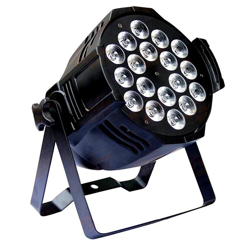 8 шт. 18x12 Вт LED Par огни с 1 футляром для полета Led свет RGBW 4в1 Роскошные DMX 6/8 каналы