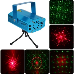 Projecteur de scène LED AC 100V 240V/50 60Hz, lampe de contrôle du son, décor de fête ciel étoilé pour DJ spectacle Laser, lampes de fête avec prise US/EU 