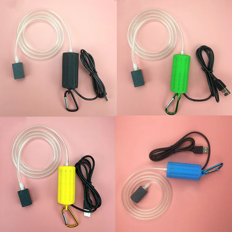 Usb Mini Aeration Pump Air Aquarium Aerator Ultra Quiet Fish Tank Go Fishing Oxygen | Спорт и развлечения