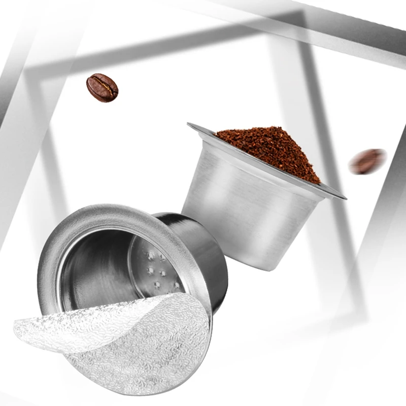 Модный перезаправляемый кофе-капсула Nespresso из нержавеющей стали, многоразовая кофемашина Nespresso, Кофеварка эспрессо, фильтр для чашки