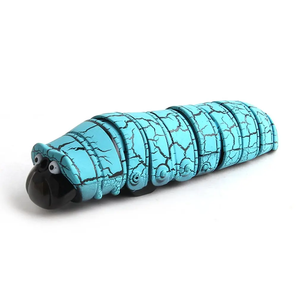 Забавные детские игрушки поддельные Caterpillar Дистанционное Управление Электрический шутки животных насекомые шутка страшные дети трюк Новинка хватит игрушка в подарок