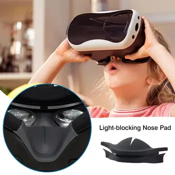 

For Oculus Quest VR Glasses Silicone Pad Light-blocking Nose Pad Comfortable Smart Glasses Silicone Eco-friendly Pad