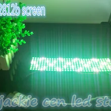 Квадратный светодиодный мини-экран для тестирования, 2812b светодиодный экран для изготовления кристаллов, полноцветный экран WS2812 Гибкая rgb светодиодный панель, 8x8/16x16/8x32