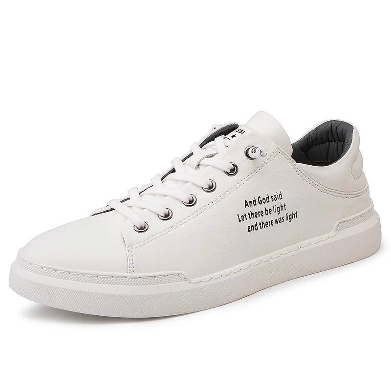 Кроссовки мужские кожаные уличная нескользящая дышащая обувь удобные