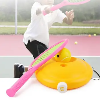 

Children Tennis training set Self-Duty Rebound Tennis Device Trainer Sparring Aids Tool With Ball Elastic Rope I0V2