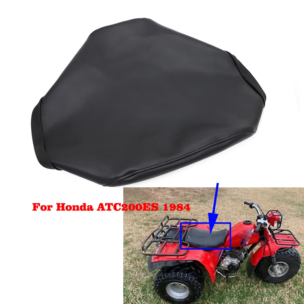

ATV Parts Wear-Resistant Seat Cover Protector Black For Honda Big Red ATC200ES ATC200 ES 1984
