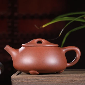 

Authentic yixing are recommended by hand sesame stone gourd ladle bottom venture raw ore gourd ladle pot 480 ml