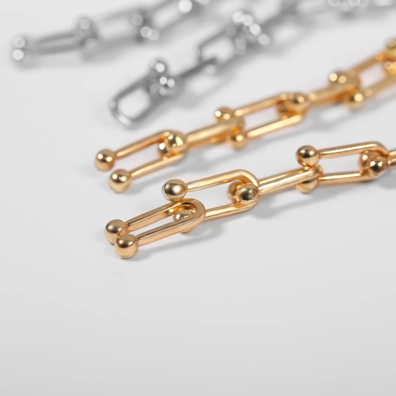 Find Me простой сплав набор украшений для женщин Геометрическая u образная цепочка