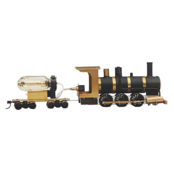 

1:87 HO Scale Steam Drive Train Model Steam Locomotive Model Live Steam Engine(Steam Engine Boiler Fuel Tank Included, No Track)
