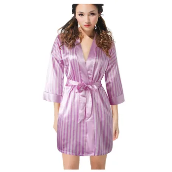 

Silk Pajamas Sexy Satin Lingerie Lace Shorts Set Women Underwear Stripe Pink Sleepwear Nightwear S-xl Roupas Feminina #T2G