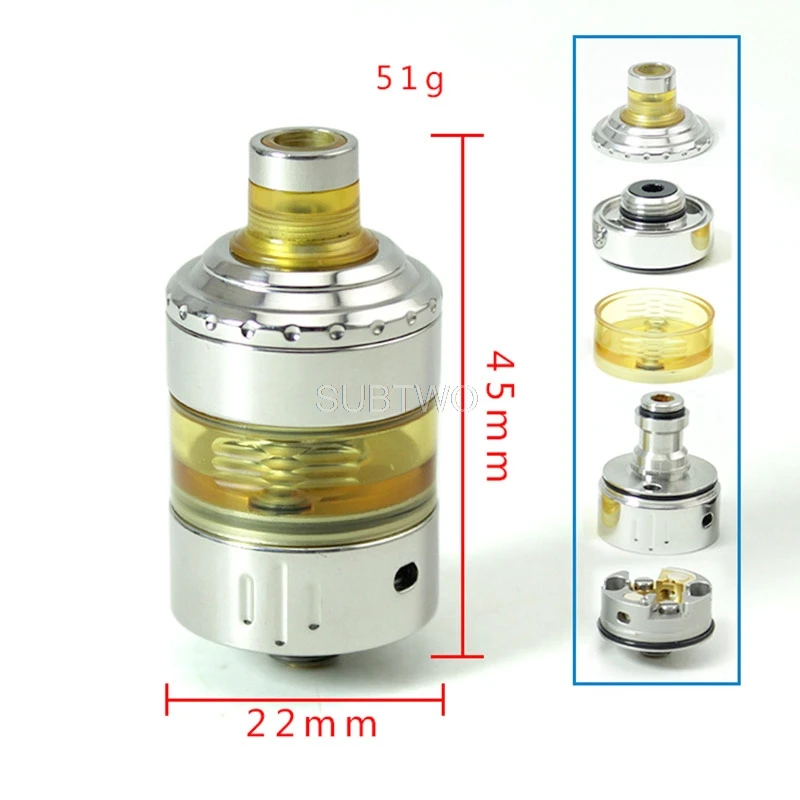Hussar конец RTA rda 3 5 мл емкость 22 мм Высокое качество 316 бак из нержавеющей стали