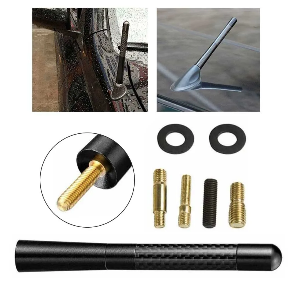 Универсальная автомобильная антенна 12 см подходит для углеродного радио