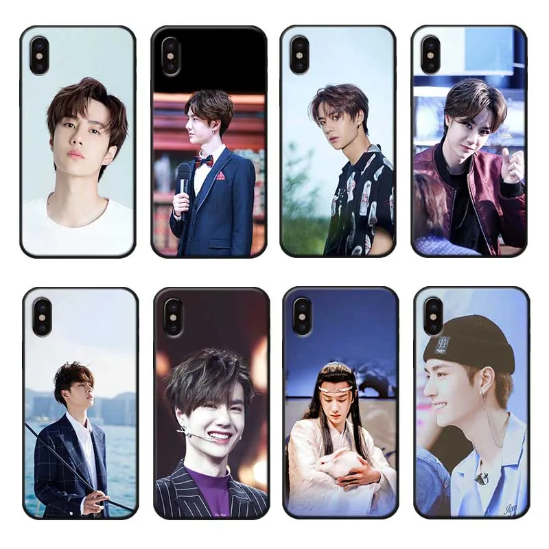 For iPhone X XS MAX XR 7 8 6 6S plus 5S SE Clear Soft Silicone Phone Case Wang Yibo |