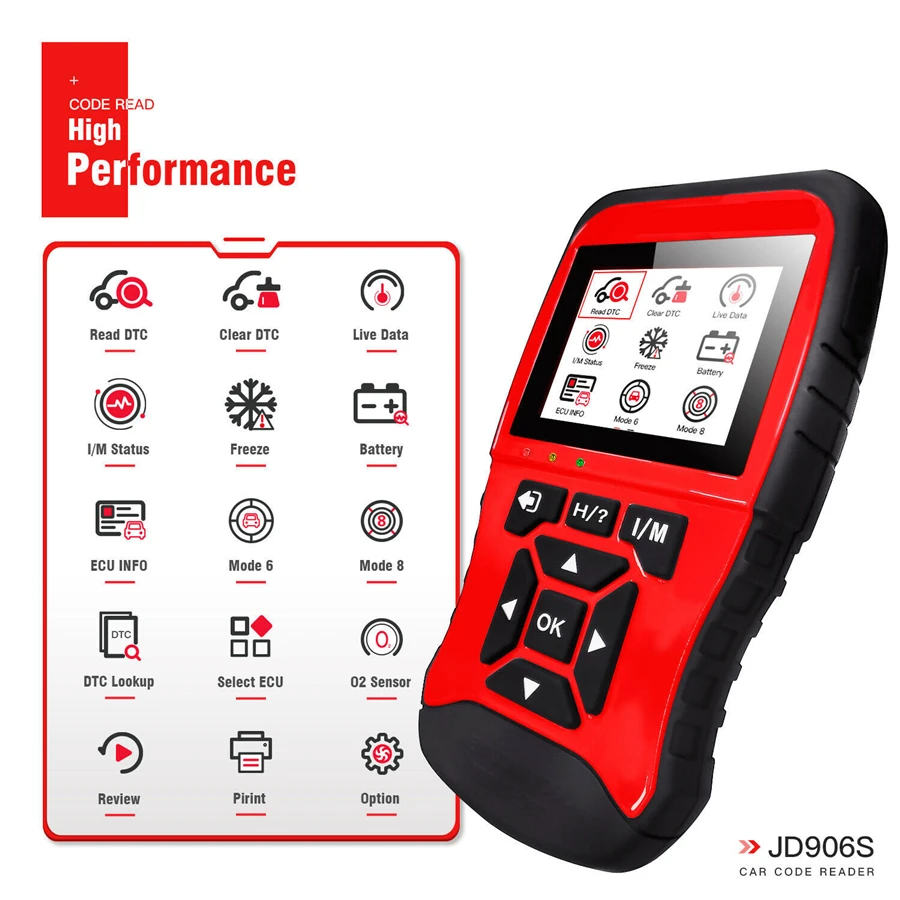 Сканирующее устройство нового поколения считыватель кодов OBD2 сканер Mode6/8 I/M