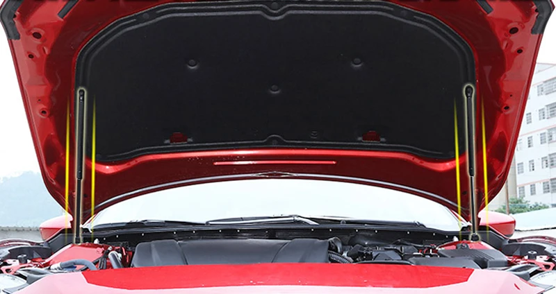 Для Mazda 3 M3 Axela крышка капота гидравлическая штанга стойка телескопическая штанга капота поддержка подъема 2 шт. автомобильный Стайлинг T