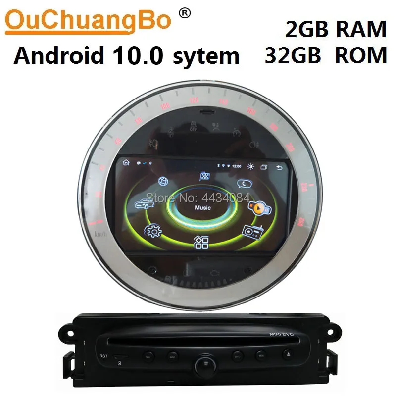 Ouchuangbo Автомобильный GPS Радио Стерео Navi мультимедиа для Mini R56 R58 R59 2006 ~ 2013 Черный