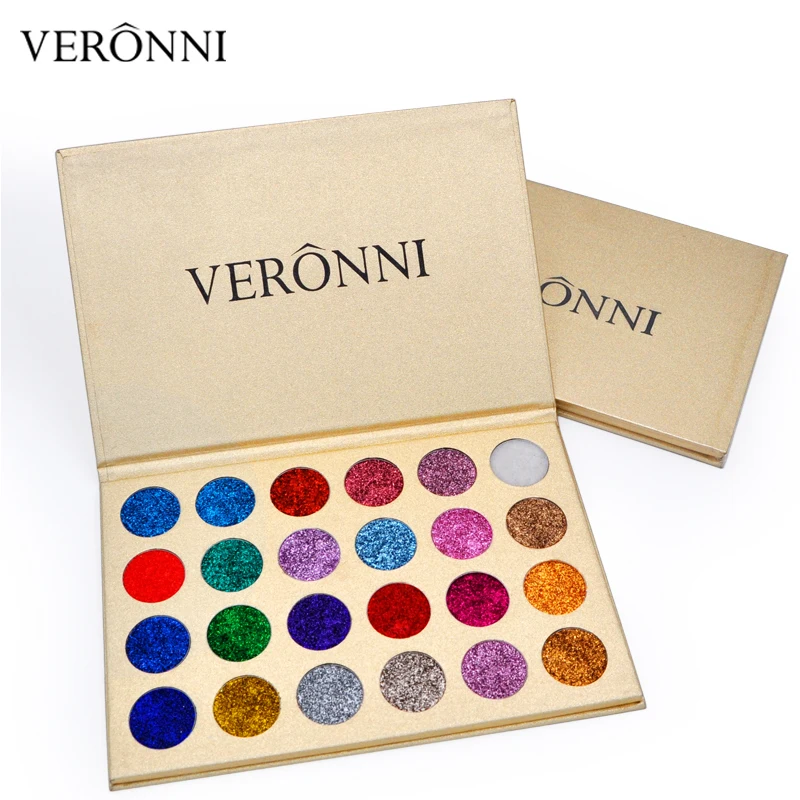 VERONNI 24 Colors Nude Eyeshadow тени Makeup Pigments Waterproof Professional Glitter Nude Eye shadow Make up Palette тени VERONNI 24 Colors Nude Eyeshadow тени Makeup Pigments Waterproof Professional Glitter Nude Eye shadow Make up Palette тени