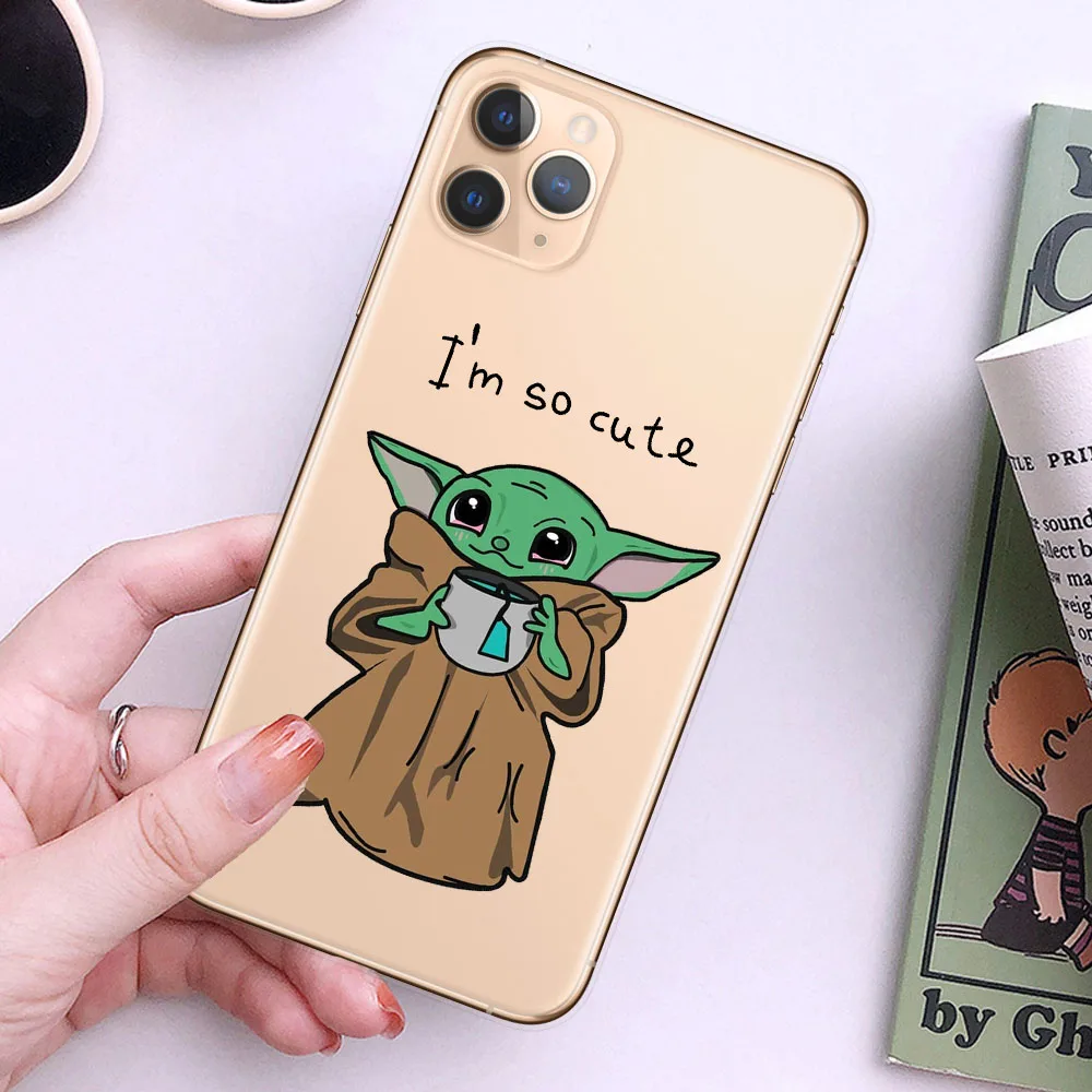 Милый мультяшный Мягкий силиконовый чехол для телефона, чехол для iPhone X SE 5S 6 6s 7 8 Plus XR XS 11 Pro Max