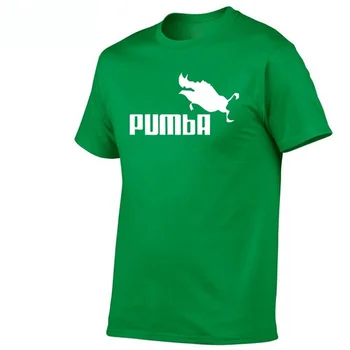 

2019 funny tee cute t shirts homme Pumba men casual short sleeves cotton tops cool tshirt summer jersey costume t-shirt
