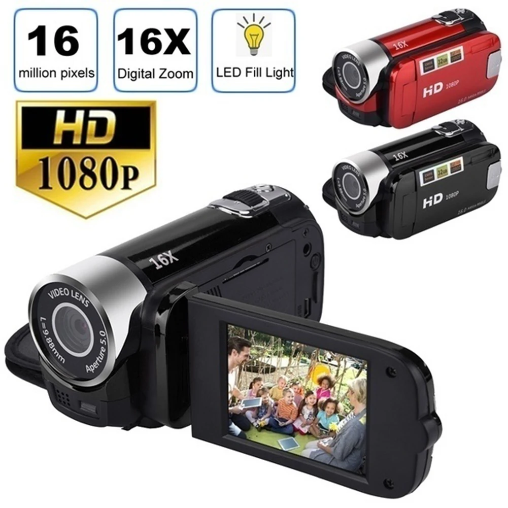 Цифровая видеокамера DV HD 1080p 32 ГБ с цифровым зумом 16X ручной домашний Vlog