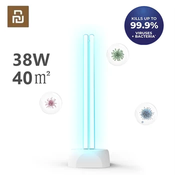 

Original Xiaomi Huayi 38W Household UV Ozone Sterilization Lamp Dual Light Tube Ultraviolet Germicidal Disinfection Table Lamp
