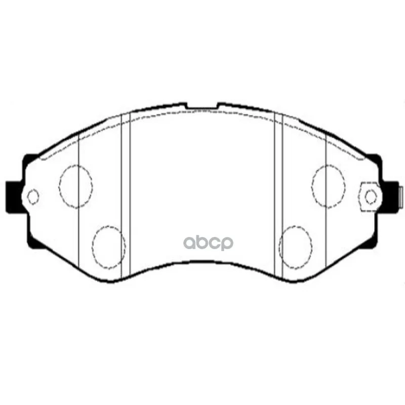 Колодки Тормозные Дисковые Передние Daewoo Evanda 2.0i 02 Ckkd-8 Ctr арт. CKKD-8