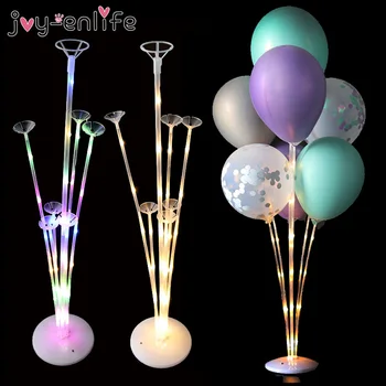 

1/2set Led Light Balloon Stand Column Wedding Decor Balloon Birthday Party Decoration Kids Adult Event Party Ballons Accessories