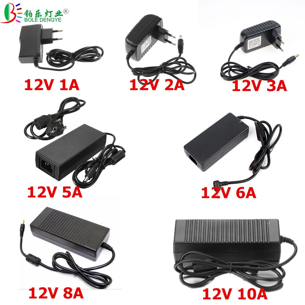 DC 5V 12V 24V Lighting Transformer AC 110V 220V Switching Power Supply 1A 2A 3A 5A 6A 8A 10A LED Power Adapter For CCTV LED Lamp