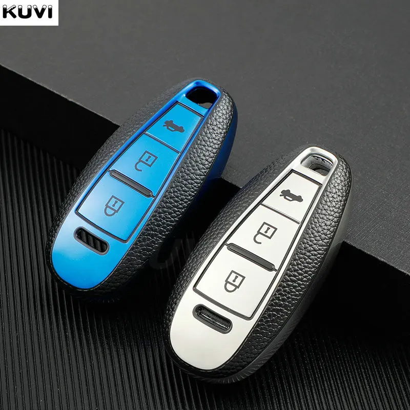 Leather Tpu Car Smart Key Cover Case Bag Protector For Suzuki Baleno Ertiga Ciaz Ignis Kizashi Swift Sx4 S-cross Vitars - - Racext™ - Suzuki REMOTE CONTROLS AND KEYS - Racext 63