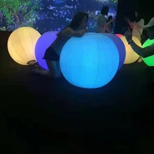 

Inflatable pvc led light party event concert beach swimming pool zygote slam touch throw crowd ball