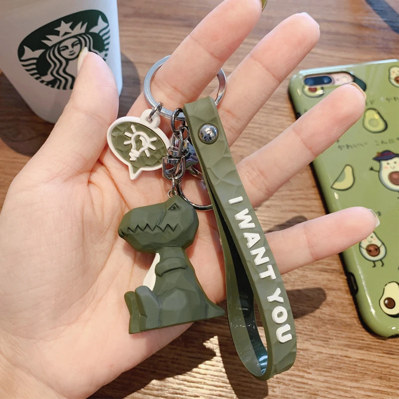 Брелок с геометрическим рисунком животного простой экологически чистый брелок