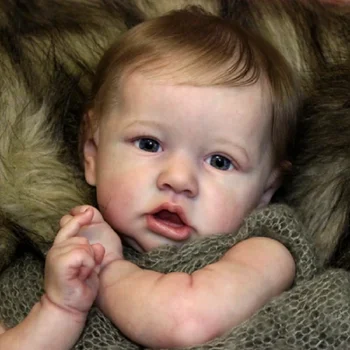 

22 Inch Full Silicone Body Baby Doll Bebe Reborn Dolls For Kids Lifelike Newborn Baby Dolls Toys Children Birthday Gift