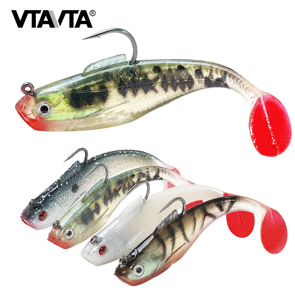 

VTAVTA 26g Lead Head Silicone Bait Fishing Lure Soft Baits Artificial Worm Lure Wobblers For Pike Winter Fishing Tackle Lures