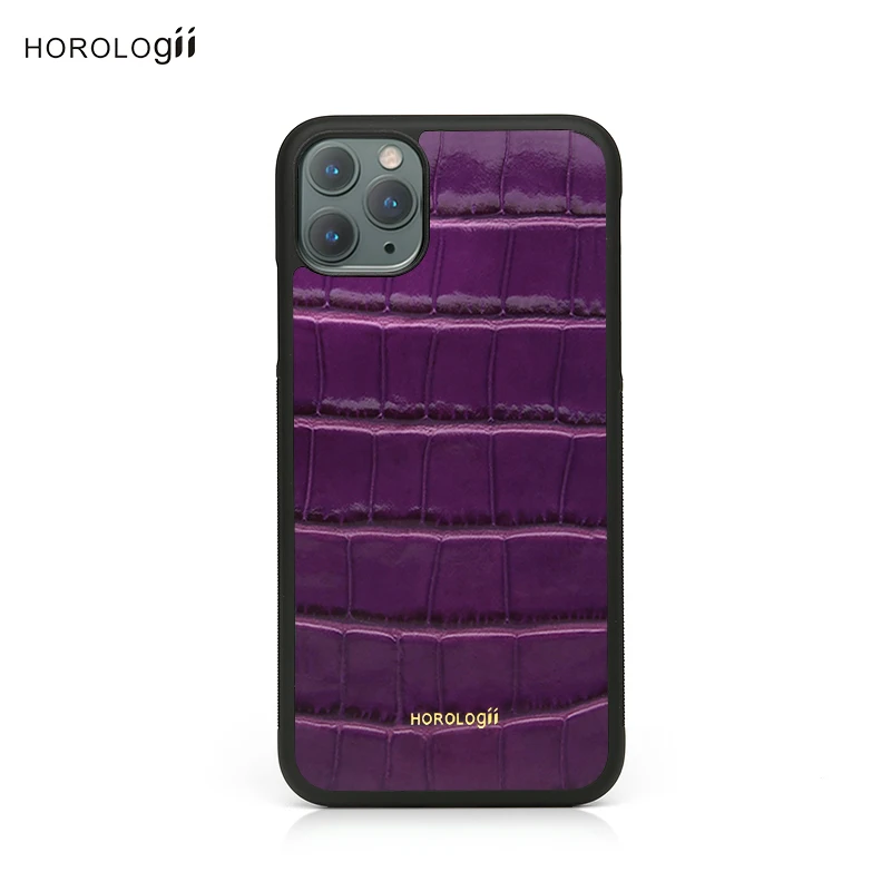 Fashion Embossed Crocodile Pattern Italian Genuine Cow Leather Phone Case For Iphone 11 12 13 X Covers Xr Max Pro Custom Name