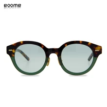 Винтажная ручная оптическая круглая оправа Ретро ацетатная оправа для очков Солнцезащитные очки
