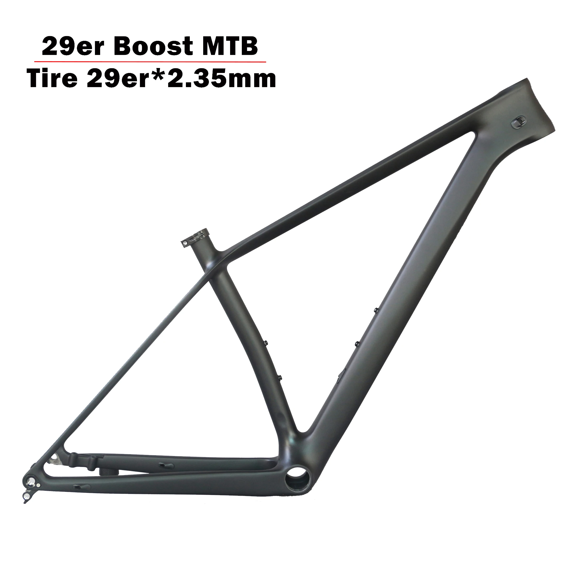 Excellent 2019 super light FM199 carbon Mountain Bicycle Frame 29er Boost 29er plus  BB92 with 29er*2.35 tire 1