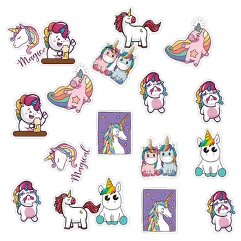 

50 Pcs Unicorn Funny Stickers for Laptop Skateboad Bicycles Phone Car Styling Motorcycle Vinyl Decals Cute Fashion DIY Sticker