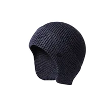  Winter Earmuff Cap Men's Outdoor Knitted Hat Warm Skullies Beanies Hat Unisex Ear Protection Windproof Earflaps Bonnet hats 