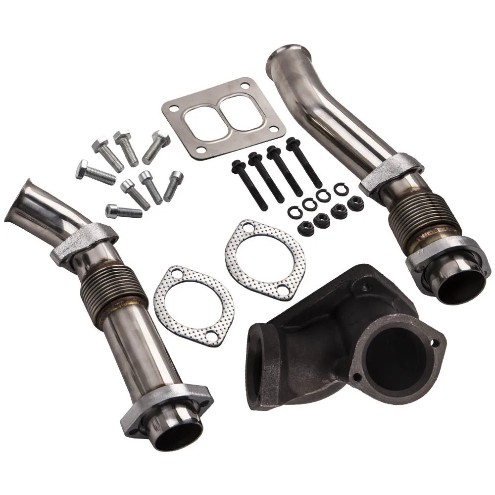 Bellowed Up Pipes Housing Turbo Pedestal for Ford 7.3L Powerstroke 1994