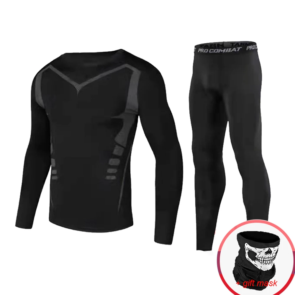 Мужское термобелье для мотоцикла мотоциклетные поглощающие Пот Костюмы лыжная