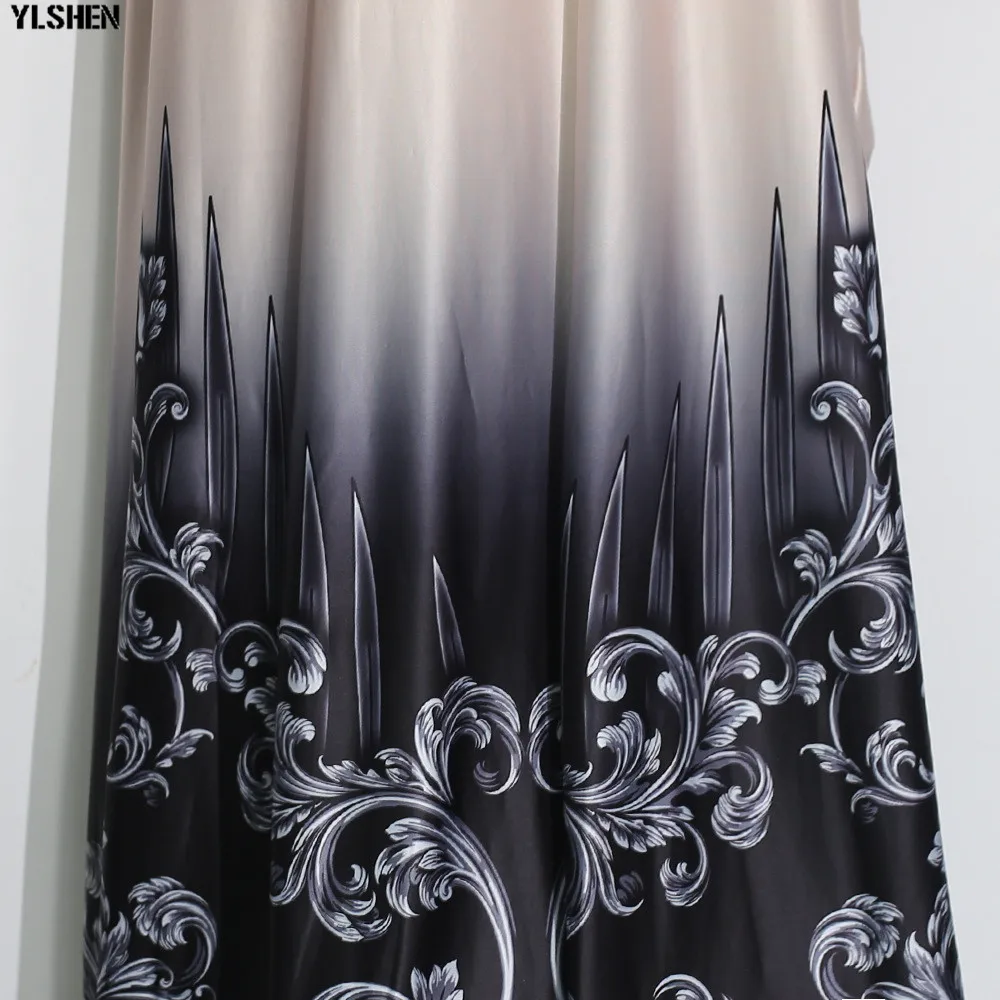 New African Dresses for Women Dashiki Print African Clothes Bazin Riche Sexy Slim Ruffle Sleeve Long Africa Maxi Dress Woman 29