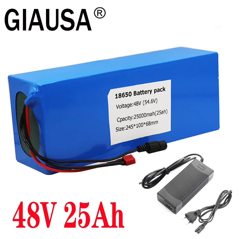 Аккумулятор 48В 25ah 13S5P 18650 комплект литий ионный батарей для электрического