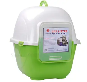 

Large Pet Toilet Cats Training Pet Potty Closed Litter Box Kedi Kumu Clean Up Areia Gato Pet Products Splashproof Deodorant