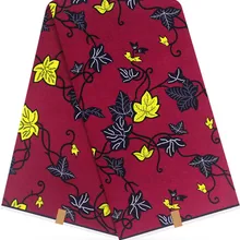 Африканская ткань Африканская восковая ткань дешевая ткань Анкара батик 6 ярдов хлопок ткань для пэчворка ткань YNG05