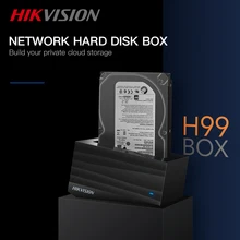 Hikvision – serveur de stockage connecté NAS, disque dur SSD 2.5/3.5 pouces, 12 to MAX, réseau de partage Cloud privé, pour la maison