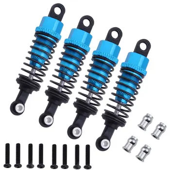 

4pcs 1:18 RC Car Part Simulation Easy Install Replacement Repair Anti Vibration Assembly Alloy Shock Absorber Set For WL A959