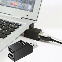 3 Порты и разъёмы usb-хаб мини USB 2,0 Высокое Скорость концентратор разделитель поля для портативных ПК U диск кард-ридер для iPhone 7 8 X хаб мобильного телефона