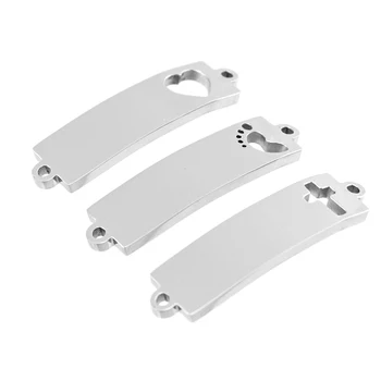 

curving ID blank bar Stainless steel mirror polished connector for bracelet jewelry making parts