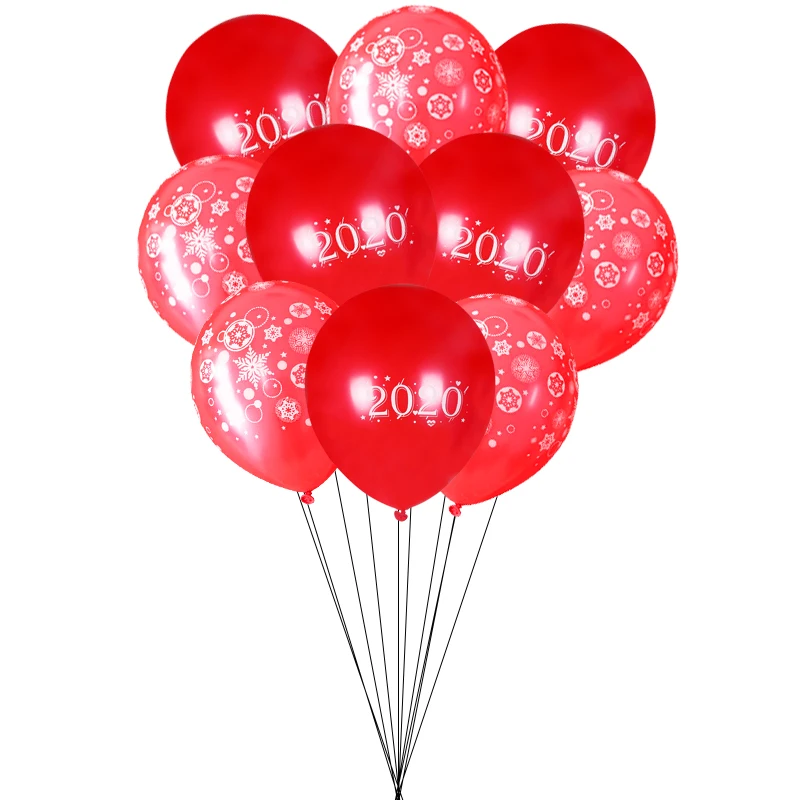 10/15 шт. Рождественская Снежинка латексные шары конфетти воздушные Globos Год Вечерние шар, Рождественская одежда, вечерние поставки